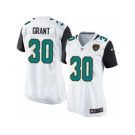Women Nike Jacksonville Jaguars #30 Corey Grant Game White NFL Jersey