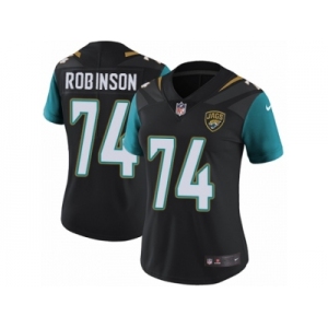 Women Nike Jacksonville Jaguars #74 Cam Robinson Black Alternate Vapor Untouchable Limited Player NFL Jersey