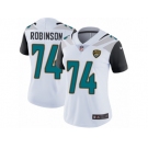 Women Nike Jacksonville Jaguars #74 Cam Robinson White Vapor Untouchable Limited Player NFL Jersey