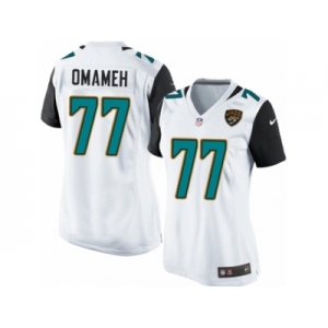 Women Nike Jacksonville Jaguars #77 Patrick Omameh Game White NFL Jersey