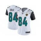 Women Nike Jacksonville Jaguars #84 Keelan Cole White Vapor Untouchable Limited Player NFL Jersey