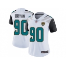 Women Nike Jacksonville Jaguars #90 Taven Bryan White Stitched NFL Vapor Untouchable Limited Jersey