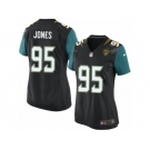 Women Nike Jacksonville Jaguars #95 Abry Jones Game Black Alternate NFL Jersey