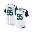 Women Nike Jacksonville Jaguars #95 Abry Jones Game White NFL Jersey