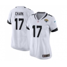 Women's Jacksonville Jaguars #17 DJ Chark Game White Football Jersey