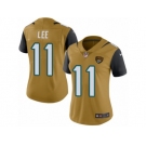 Women's Nike Jacksonville Jaguars #11 Marqise Lee Limited Gold Rush NFL Jersey