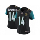 Women's Nike Jacksonville Jaguars #14 Justin Blackmon Vapor Untouchable Limited Black Alternate NFL Jersey