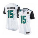 Women's Nike Jacksonville Jaguars #15 Allen Robinson Game White NFL Jersey
