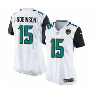 Women's Nike Jacksonville Jaguars #15 Allen Robinson Game White NFL Jersey