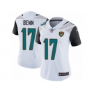 Women's Nike Jacksonville Jaguars #17 Arrelious Benn White Vapor Untouchable Limited Player NFL Jersey