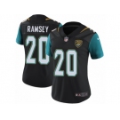 Women's Nike Jacksonville Jaguars #20 Jalen Ramsey Vapor Untouchable Limited Black Alternate NFL Jersey