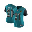 Women's Nike Jacksonville Jaguars #21 A.J. Bouye Vapor Untouchable Limited Teal Green Team Color NFL Jersey