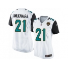 Women's Nike Jacksonville Jaguars #21 Prince Amukamara Limited White NFL Jersey