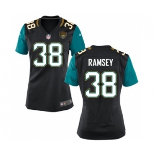 Women's Nike Jacksonville Jaguars #38 Jalen Ramsey Black Alternate NFL Jersey