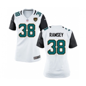 Women's Nike Jacksonville Jaguars #38 Jalen Ramsey White NFL Jersey
