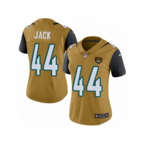 Women's Nike Jacksonville Jaguars #44 Myles Jack Limited Gold Rush NFL Jersey