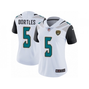 Women's Nike Jacksonville Jaguars #5 Blake Bortles White Vapor Untouchable Limited Player NFL Jersey