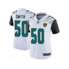Women's Nike Jacksonville Jaguars #50 Telvin Smith White Vapor Untouchable Limited Player NFL Jersey