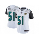 Women's Nike Jacksonville Jaguars #51 Paul Posluszny White Vapor Untouchable Limited Player NFL Jersey