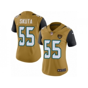Women's Nike Jacksonville Jaguars #55 Dan Skuta Limited Gold Rush NFL Jersey