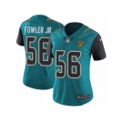 Women's Nike Jacksonville Jaguars #56 Dante Fowler Jr Vapor Untouchable Limited Teal Green Team Color NFL Jersey
