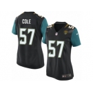 Women's Nike Jacksonville Jaguars #57 Audie Cole Game Black Alternate NFL Jersey