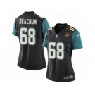 Women's Nike Jacksonville Jaguars #68 Kelvin Beachum Black NFL Jersey