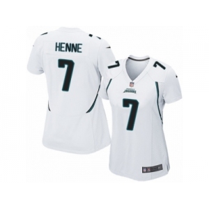 Women's Nike Jacksonville Jaguars #7 Chad Henne Game White NFL Jersey