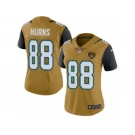 Women's Nike Jacksonville Jaguars #88 Allen Hurns Limited Gold Rush NFL Jersey