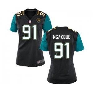 Women's Nike Jacksonville Jaguars #91 YAnnick Ngakoue Black Alternate NFL Jersey