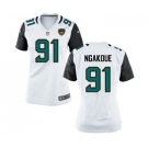 Women's Nike Jacksonville Jaguars #91 YAnnick Ngakoue White NFL Jersey