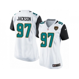 Women's Nike Jacksonville Jaguars #97 Malik Jackson Game White NFL Jersey