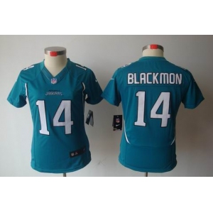 nike women nfl jerseys jacksonville jaguars #14 justin blackmon green[nike limited]