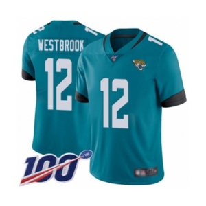 Youth Jacksonville Jaguars #12 Dede Westbrook Teal Green Alternate Vapor Untouchable Limited Player 100th Season Football Jersey