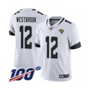 Youth Jacksonville Jaguars #12 Dede Westbrook White Vapor Untouchable Limited Player 100th Season Football Jersey