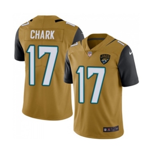Youth Jacksonville Jaguars #17 DJ Chark Limited Gold Rush Vapor Untouchable Football Jersey
