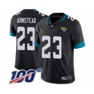 Youth Jacksonville Jaguars #23 Ryquell Armstead Black Team Color Vapor Untouchable Limited Player 100th Season Football Jersey