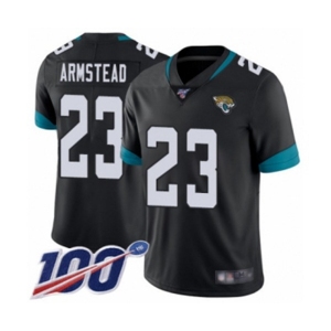 Youth Jacksonville Jaguars #23 Ryquell Armstead Black Team Color Vapor Untouchable Limited Player 100th Season Football Jersey