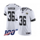 Youth Jacksonville Jaguars #36 Ronnie Harrison White Vapor Untouchable Limited Player 100th Season Football Jersey