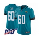 Youth Jacksonville Jaguars #60 A. J. Cann Teal Green Alternate Vapor Untouchable Limited Player 100th Season Football Jersey