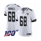 Youth Jacksonville Jaguars #68 Andrew Norwell White Vapor Untouchable Limited Player 100th Season Football Jersey