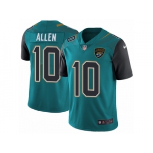 Youth Nike Jacksonville Jaguars #10 Brandon Allen Vapor Untouchable Limited Teal Green Team Color NFL Jersey