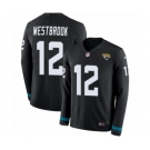 Youth Nike Jacksonville Jaguars #12 Dede Westbrook Limited Black Therma Long Sleeve NFL Jersey