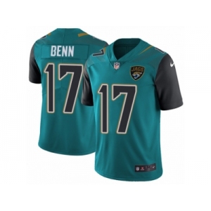 Youth Nike Jacksonville Jaguars #17 Arrelious Benn Vapor Untouchable Limited Teal Green Team Color NFL Jersey