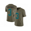 Youth Nike Jacksonville Jaguars #3 Brad Nortman Limited Olive 2017 Salute to Service NFL Jersey