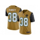 Youth Nike Jacksonville Jaguars #38 Jalen Ramsey Limited Gold Rush NFL Jersey