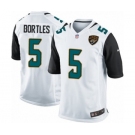 Youth Nike Jacksonville Jaguars #5 Blake Bortles Game White NFL Jersey