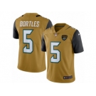 Youth Nike Jacksonville Jaguars #5 Blake Bortles Limited Gold Rush NFL Jersey
