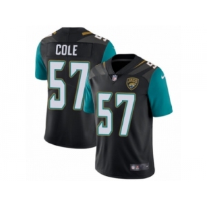 Youth Nike Jacksonville Jaguars #57 Audie Cole Vapor Untouchable Limited Black Alternate NFL Jersey