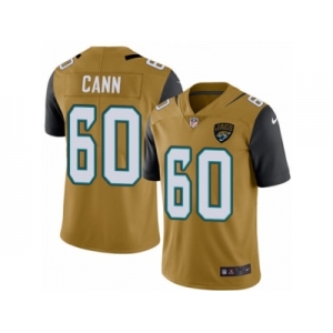 Youth Nike Jacksonville Jaguars #60 A. J. Cann Limited Gold Rush NFL Jersey